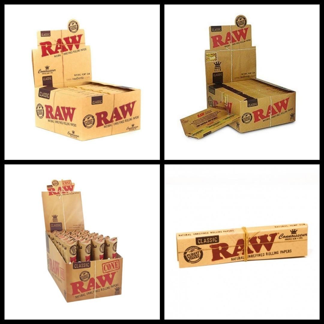 RAW Classic King Size Rolling Papers 110mm (Category: Craft Supplies & Tools) located in Singapore. Submitted by maxeffort (Listing ID 1009225273, Image 1). Description: -CHEAPEST IN SINGAPORE- Brand : RAW Country of Origin : Spain Hemp Natural Gum, All Natural, Addictive-Free, 100% Vegan Translucent Ultra Thin Rolling Paper 32 Leaves Per Pack 110x44mm Raw Classic King Size Rolling Paper 1x = $3.00 5x = $12.00 [1 Box] 50x = $60.00 Raw Classic Kin