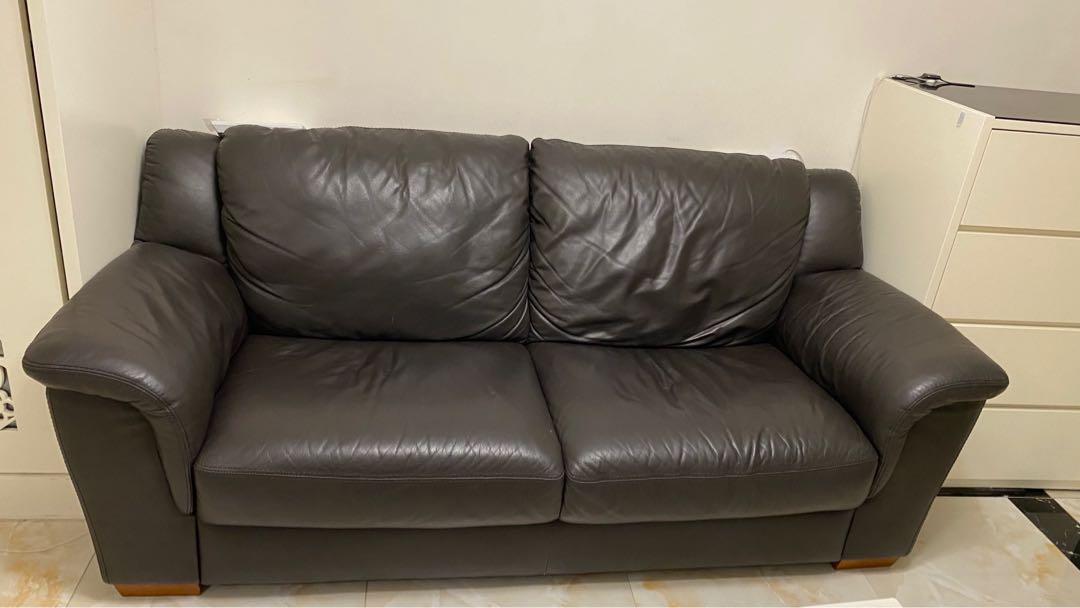 leather sofa