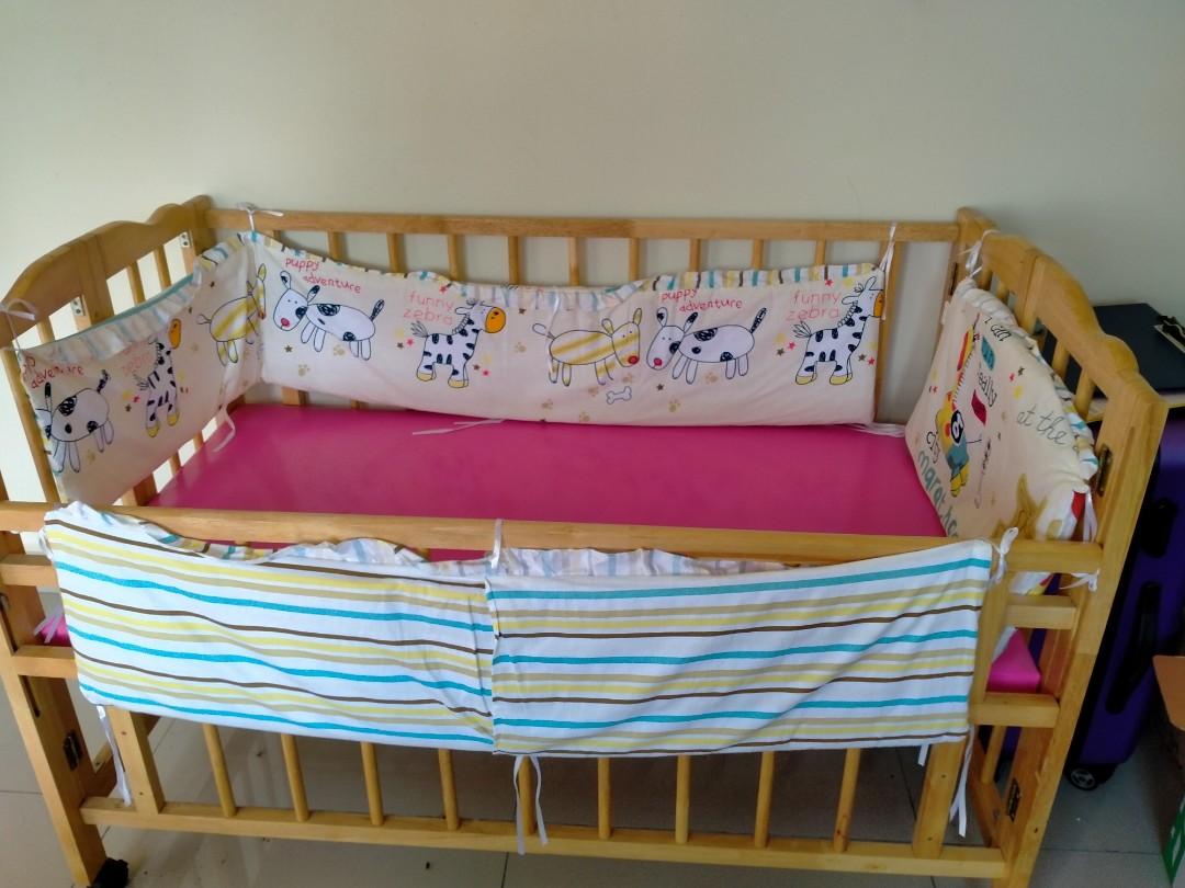 Baby cot side padding clearance
