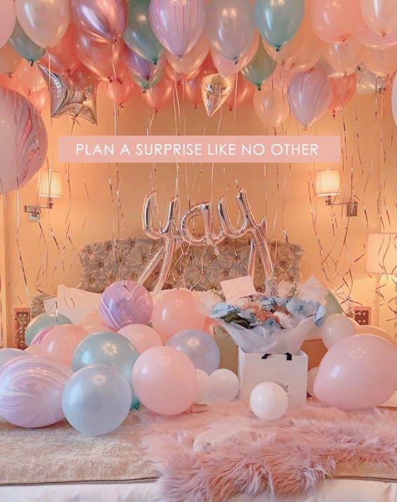 surprise to gf