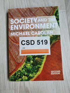 Society and the Environment