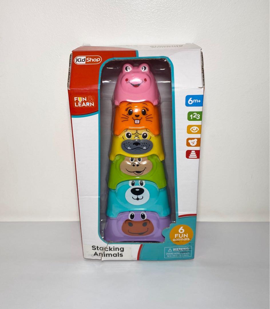 Stacking Animals Baby Toy (Category: Infant Playtime) located in Taguig. Submitted by bargainbooster (Listing ID 1009140756, Image 1). Description: Looks almost new. Barely used. My baby just played with this 2-3x. Mostly stored in the cabinet. This is a great development toy for 6M+. - Develop early identification skills - Snug fit and easy stacking - Colorful and smiling animals MOP: BPI, BDO, Gcash #intaguig #inmakati #inmandaluyong #dealsafel