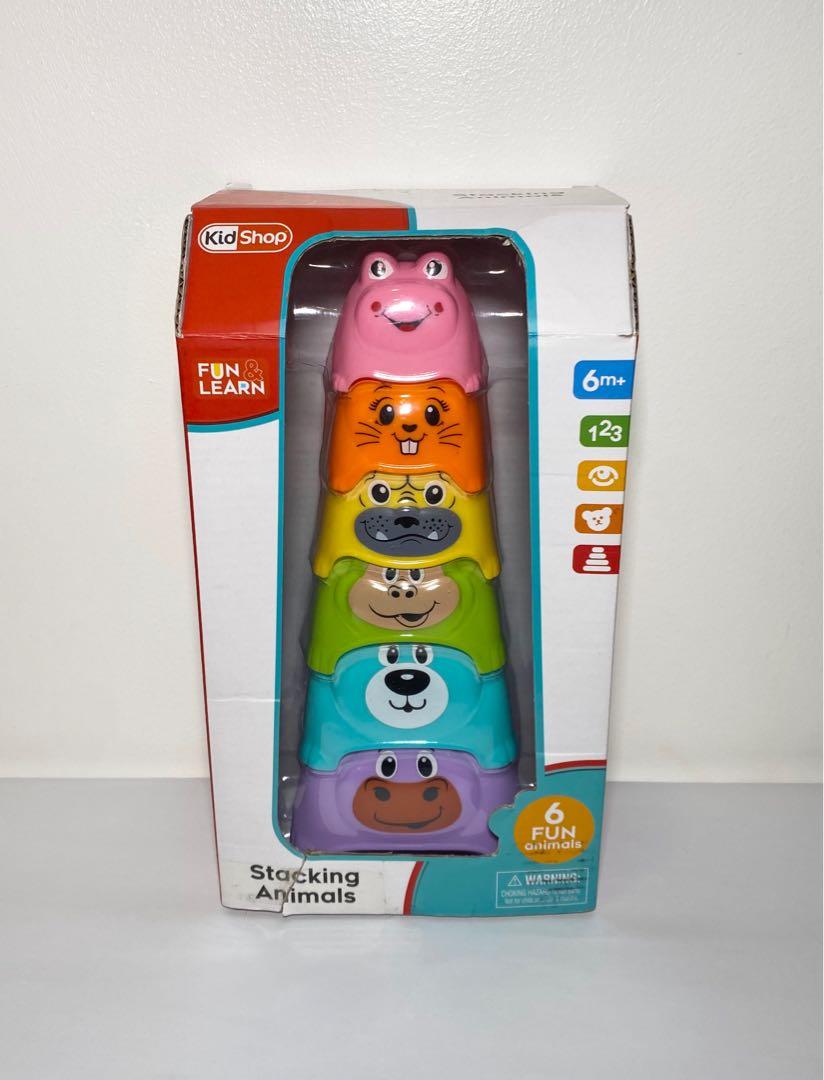 Stacking Animals Baby Toy (Category: Infant Playtime) located in Taguig. Submitted by bargainbooster (Listing ID 1009140756, Image 2). Description: Looks almost new. Barely used. My baby just played with this 2-3x. Mostly stored in the cabinet. This is a great development toy for 6M+. - Develop early identification skills - Snug fit and easy stacking - Colorful and smiling animals MOP: BPI, BDO, Gcash #intaguig #inmakati #inmandaluyong #dealsafel