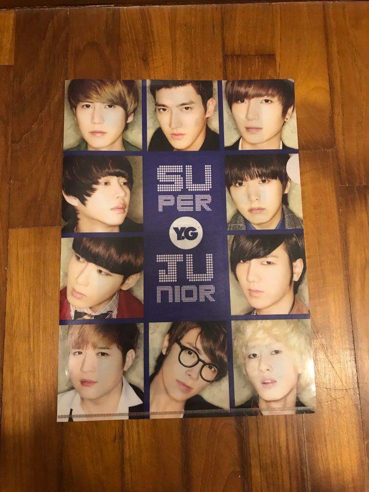 Super Junior folder (Category: K-Wave Merchandise) located in Singapore. Submitted by clairestar_ (Listing ID 1009250749, Image 1). Description: .