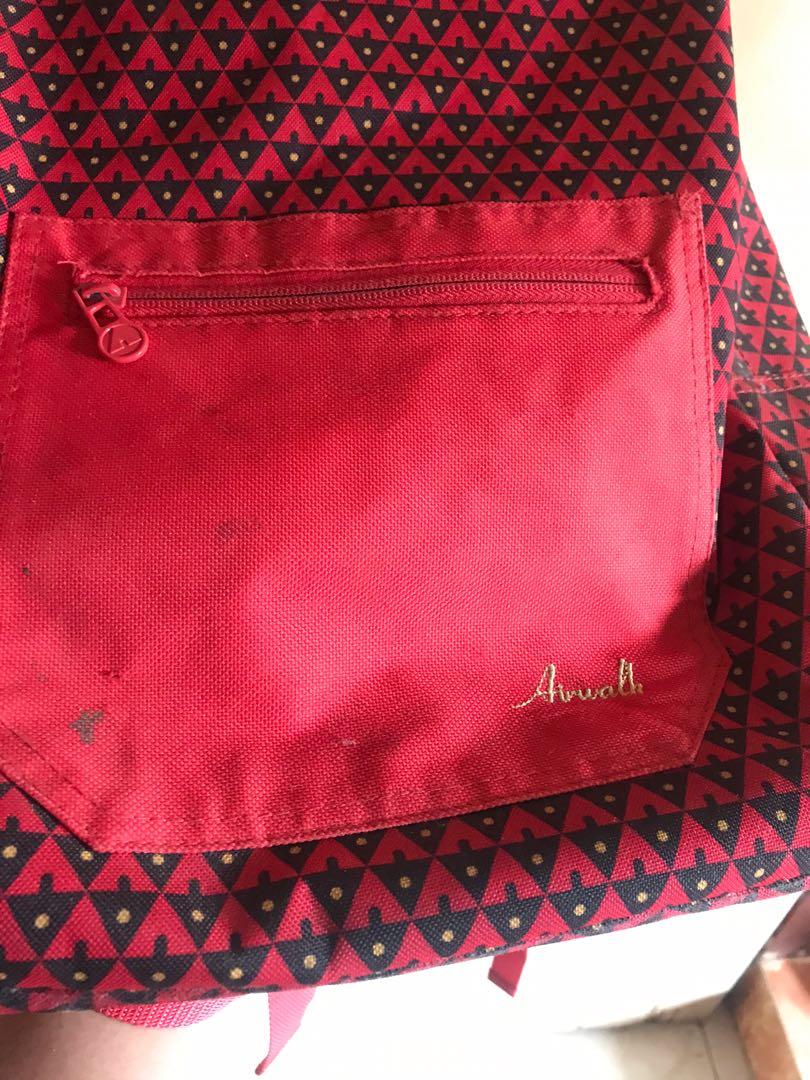 Tas Ransel Backpack Airwalk Merah