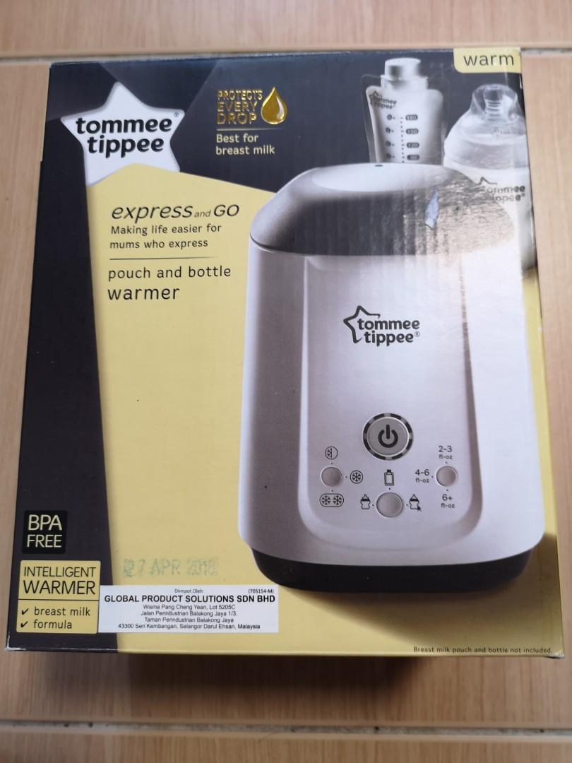 tommee tippee pump and go intelligent bottle warmer