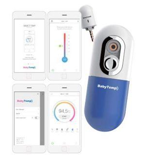 USA BabyTemp Ultra-Portable Non-Contact Smartphone IR Thermometer Temperature