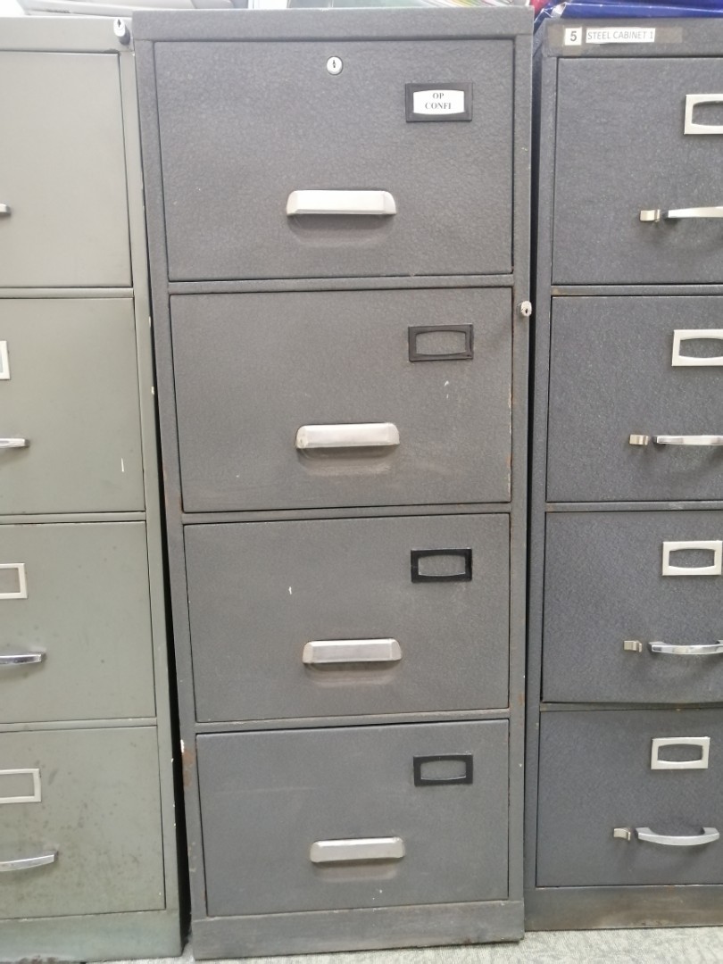 Used Filing Cabinet Home Furniture Furniture Fixtures Shelves Drawers On Carousell