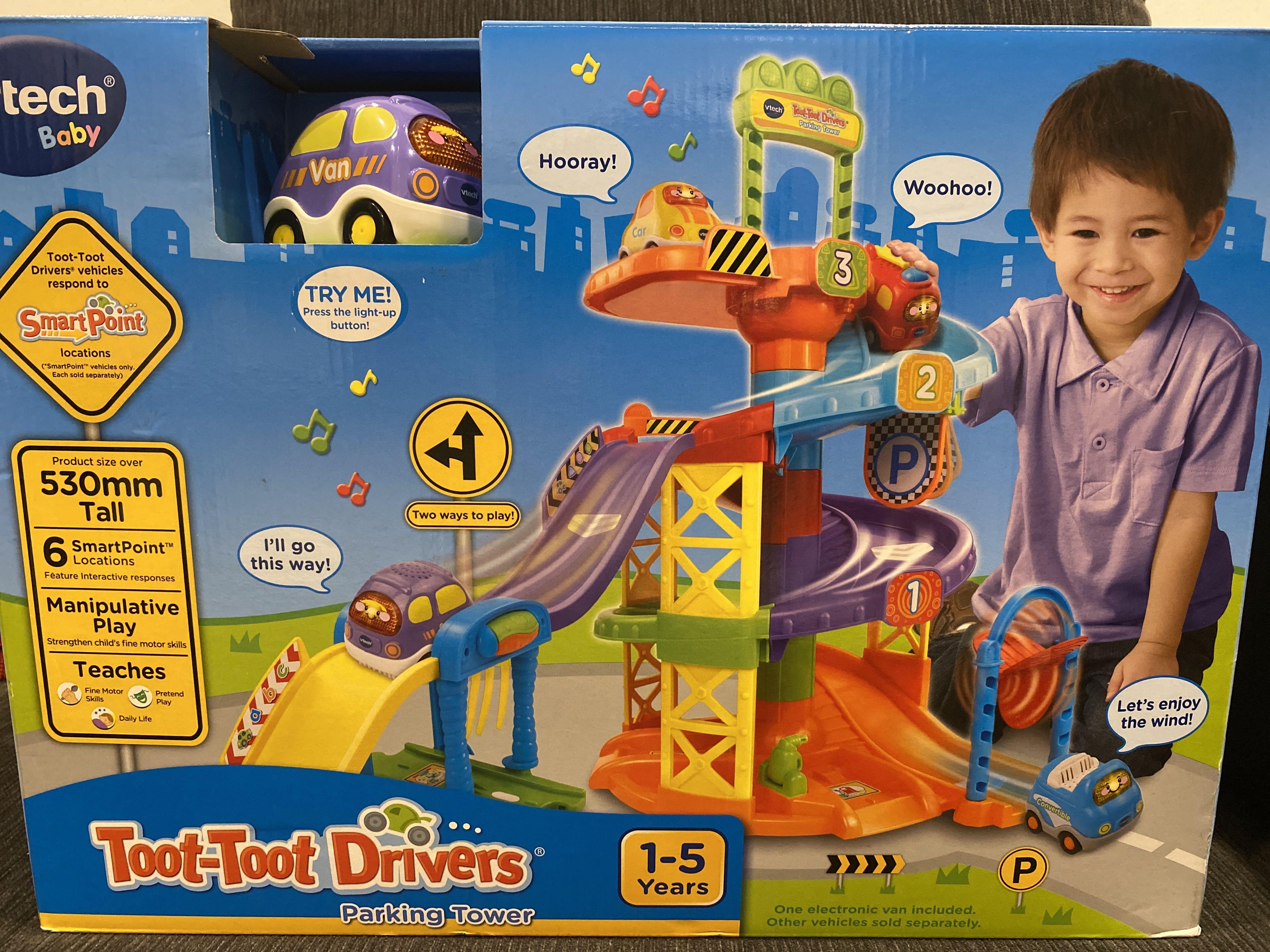 toot toot drivers parking tower