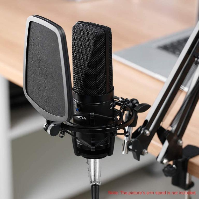 Xinpu Boya By M1000 Condenser Microphone Large Diaphragm 3 Polar Patterns For Singer Songwriter Podcaster Voiceover Artist Studio Mic Photography Video Equipment On Carousell
