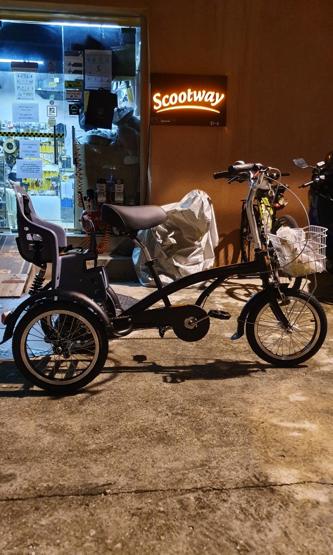 tricycle with child seat