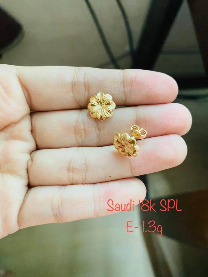 18k/750金 SAUDI GOLD INSPIRED EARING-
