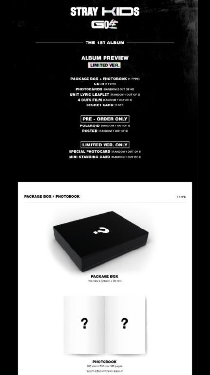 Free Shipping Stray Kids Vol 1 Go生 Normal Edition K Wave On Carousell