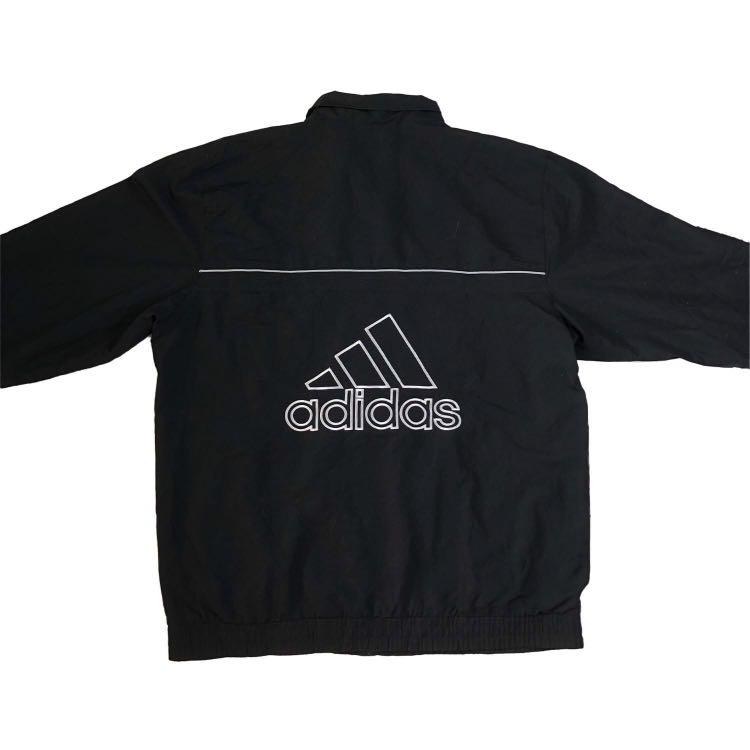 Adidas jacket best sale logo on back