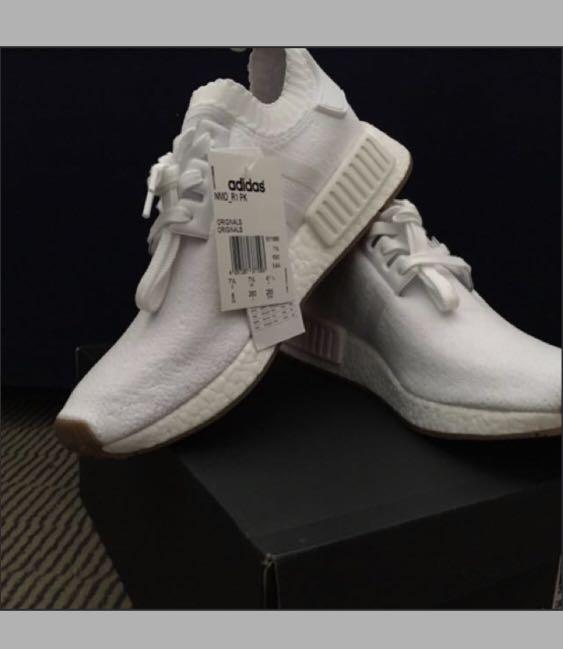 adidas NMD R1 gum pack white Men s Fashion Footwear Sneakers on