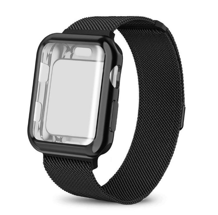 Apple Watch Strap 42mm Milanese Loop Strap Black Electronics Others On Carousell