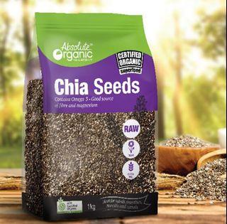 Australian Chia seeds organic 750 500g loss weight anti oxidant