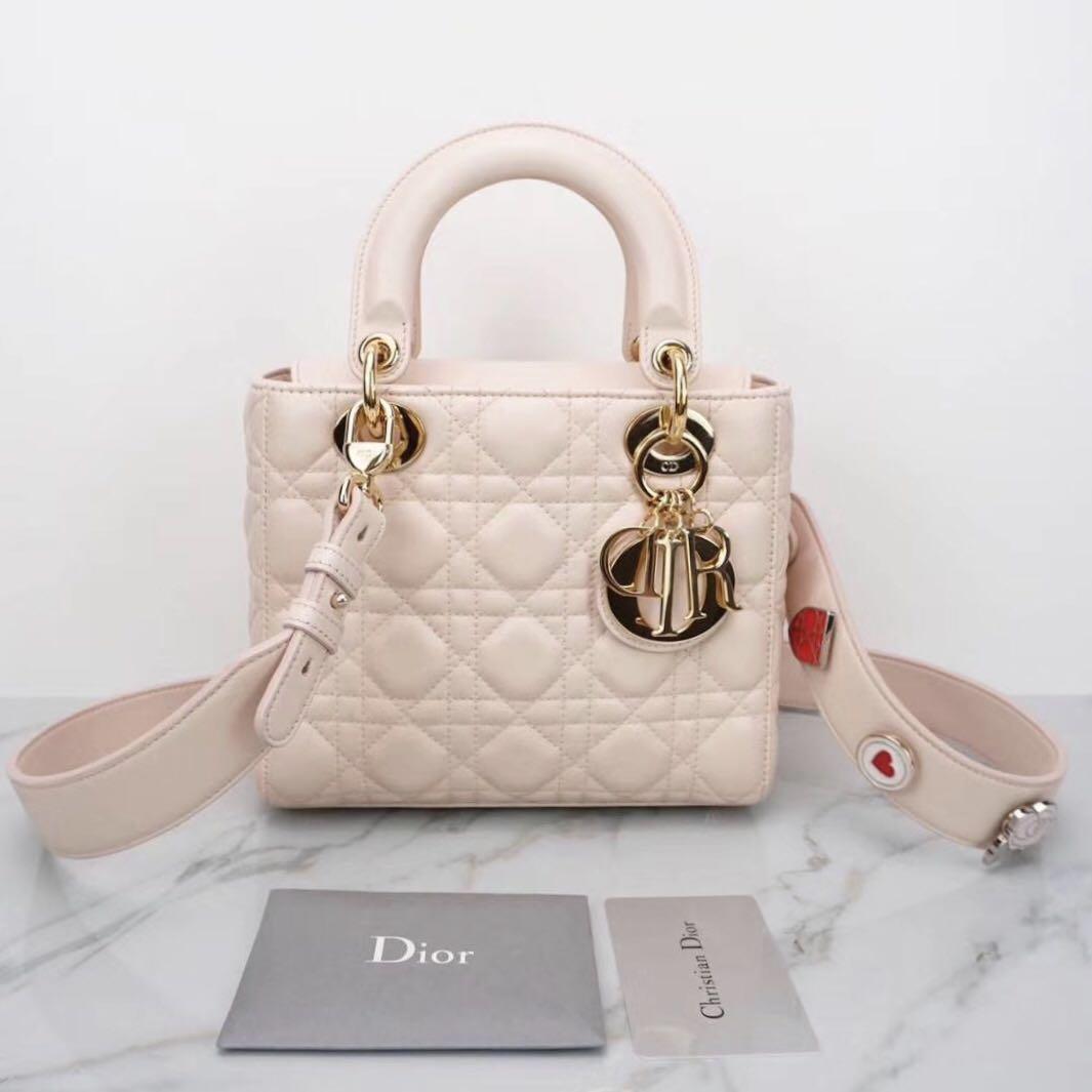 Authentic Christian Dior Small Lady Dior Nude Pink Luxury Bags Wallets Handbags On Carousell