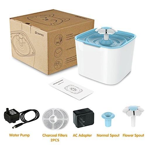 Automatic Pet Water Fountain 2L Cat Water Flower Fountain Pet Drinking Fountain Dog Fountain Automatic Drinking Dispenser Health Caring Fountain for Dog Cat Pet Supplies Homes Other Pet Accessories on...