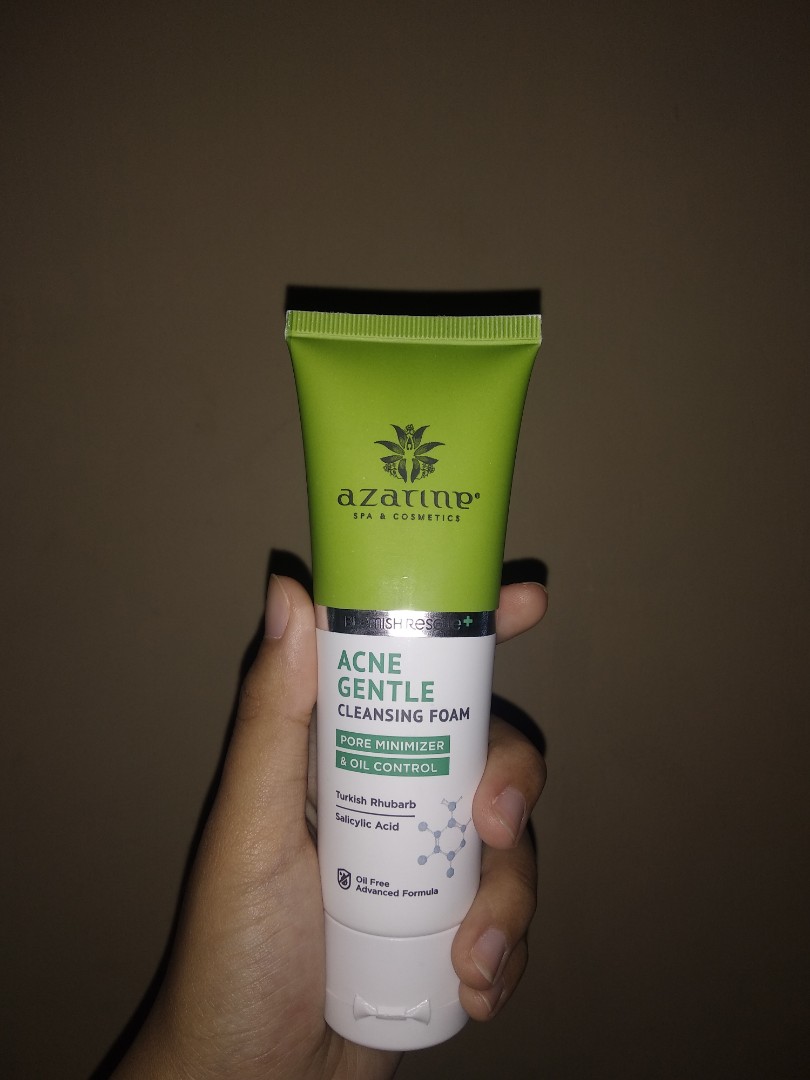 Azarine acne gentle cleansing foam, Kesehatan & Kecantikan, Kulit
