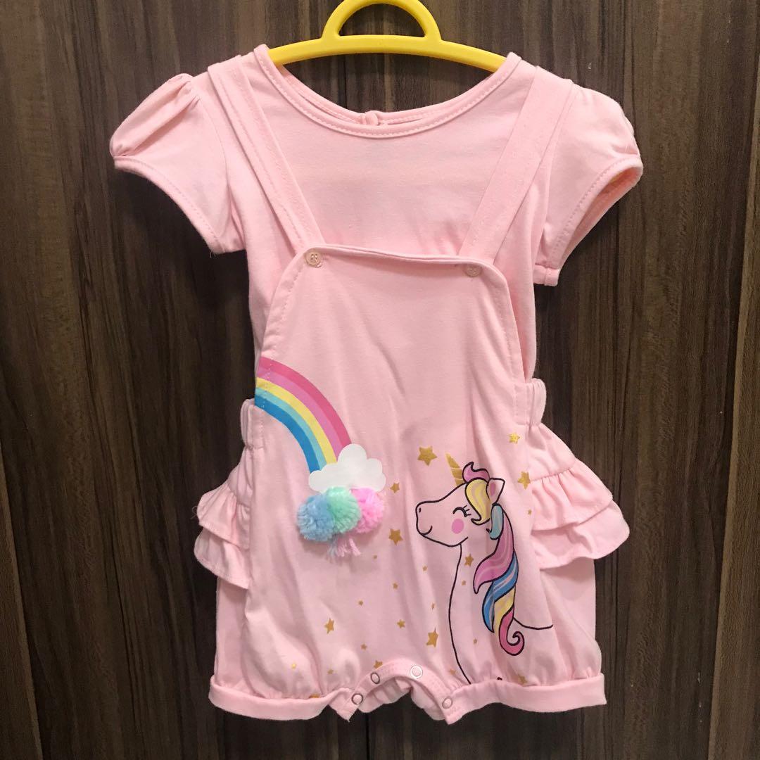 unicorn romper baby