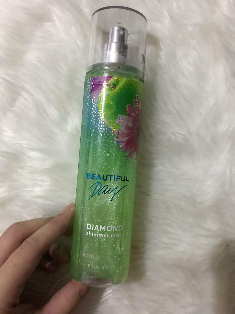 Bath and body works beautiful day diamond shimmer mist store
