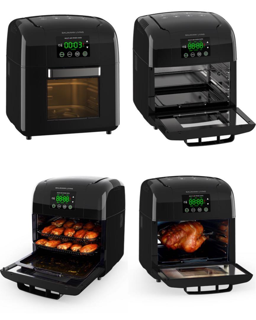 Baumann Living Multi Air Fryer with Rotisserie, Furniture & Home Living