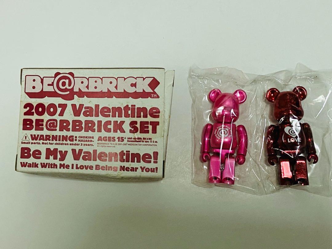 Be My Valentine 2007 100% bearbrick set be@rbrick, 興趣及遊戲