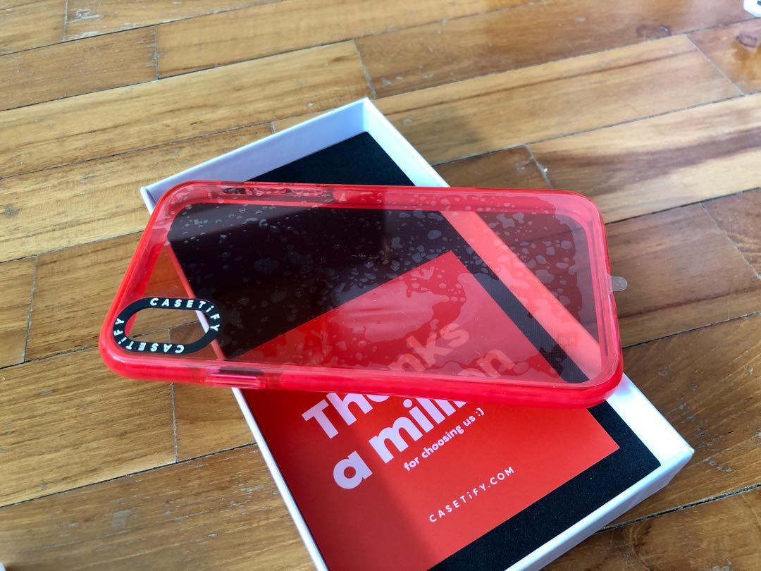 Casetify red case Clearance