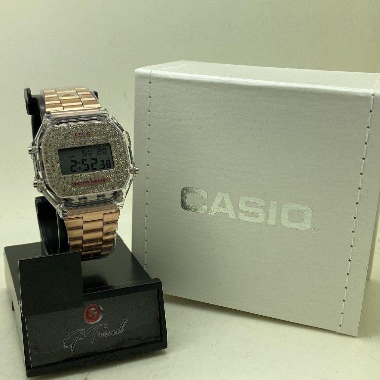 Casio hot sale a168 diamond
