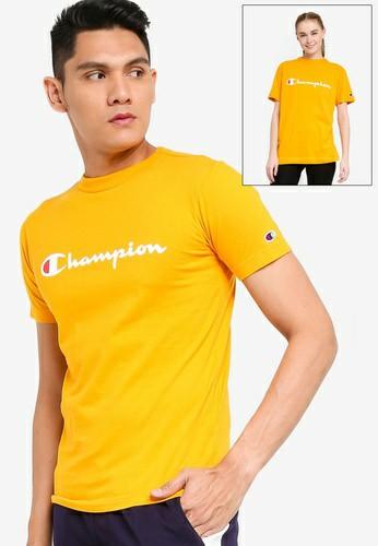 champion tee yellow