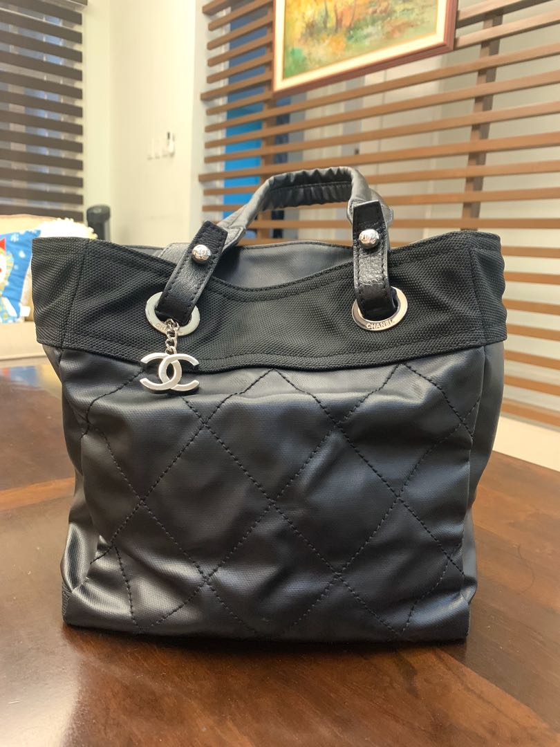 Chanel Paris Biarritz Tote, Women's Fashion, Bags & Wallets, Tote Bags on  Carousell