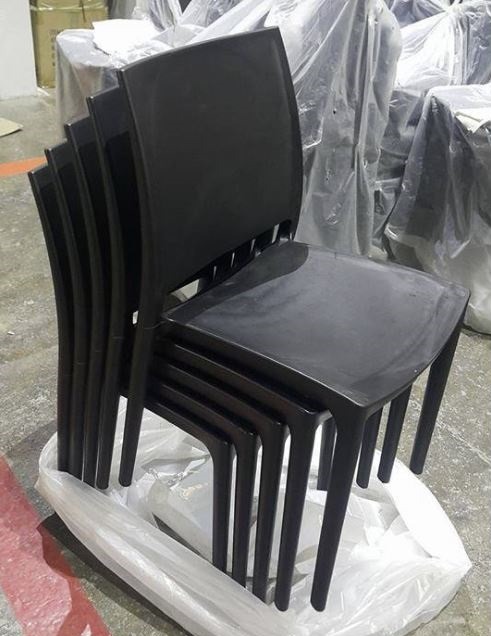 Cofta Jasmine Monoblock Chair Black Babies Kids Baby Nursery