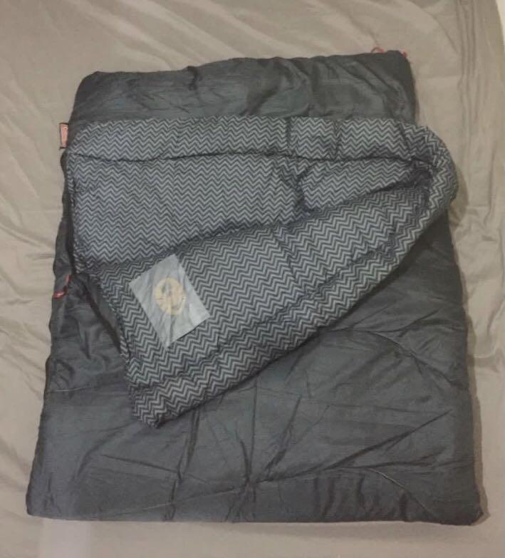 COLEMAN Cozyfoot Sleeping Bag 33 width X 75 Length Sports Equipment Other Sports Equipment and Supplies on Carousell