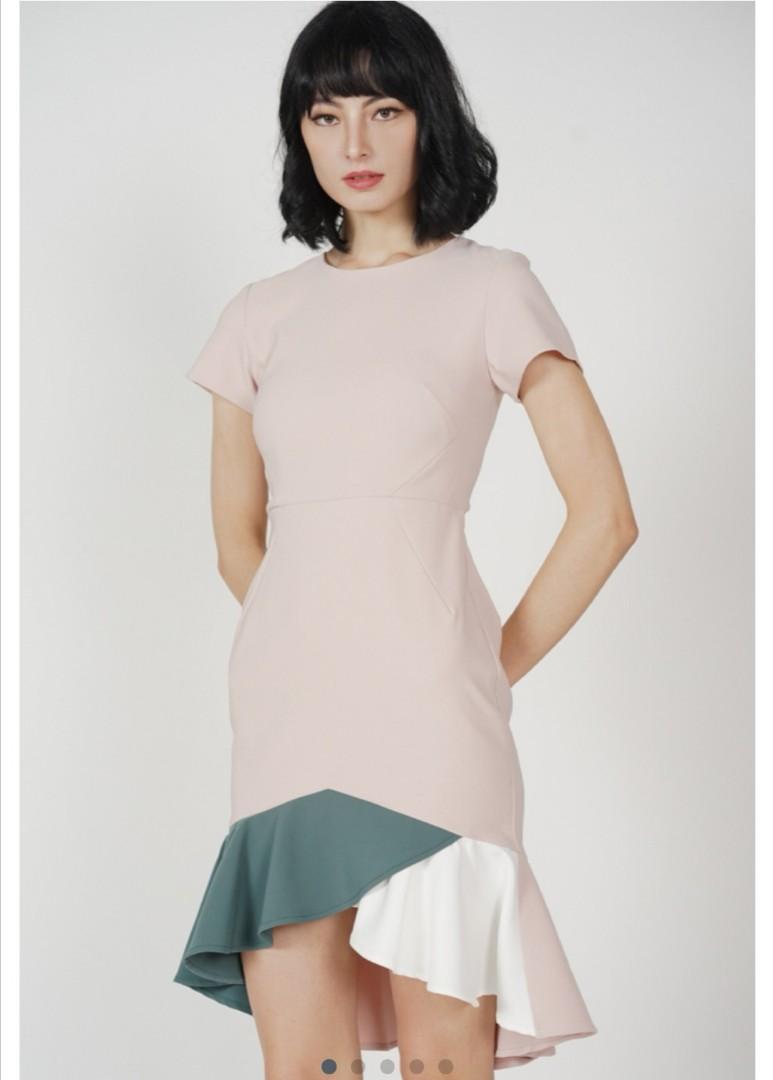 Mermaid Color Block Maxi Dresses