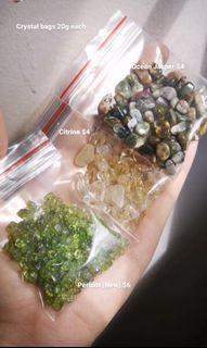 Crystal Chips Ocean Jasper and Peridot