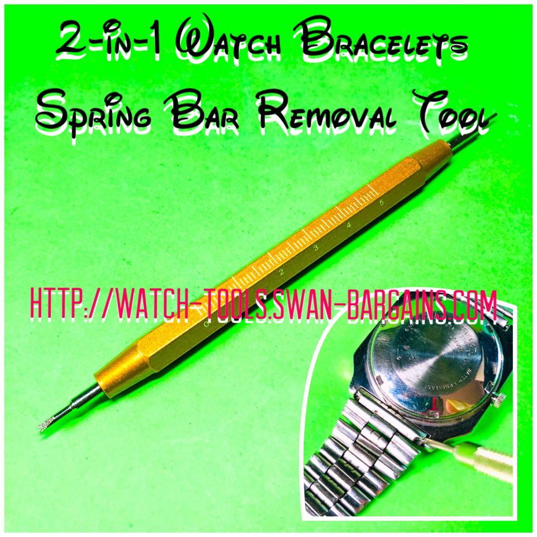 DIY Watch Band Link Removing and Watch Bracelet Sizing Kit for Sizing,  Repair and Replacing Watch Bands