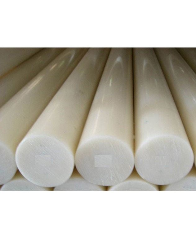 ENGINEERING PLASTIC ROD CAST NYLON PA 6 ROD ( POLYMIDE ) ivory 40mm