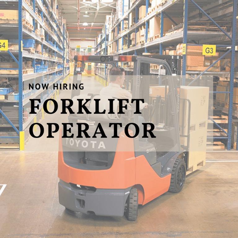 Forklift Operator Jobs Warehouse Logistics On Carousell
