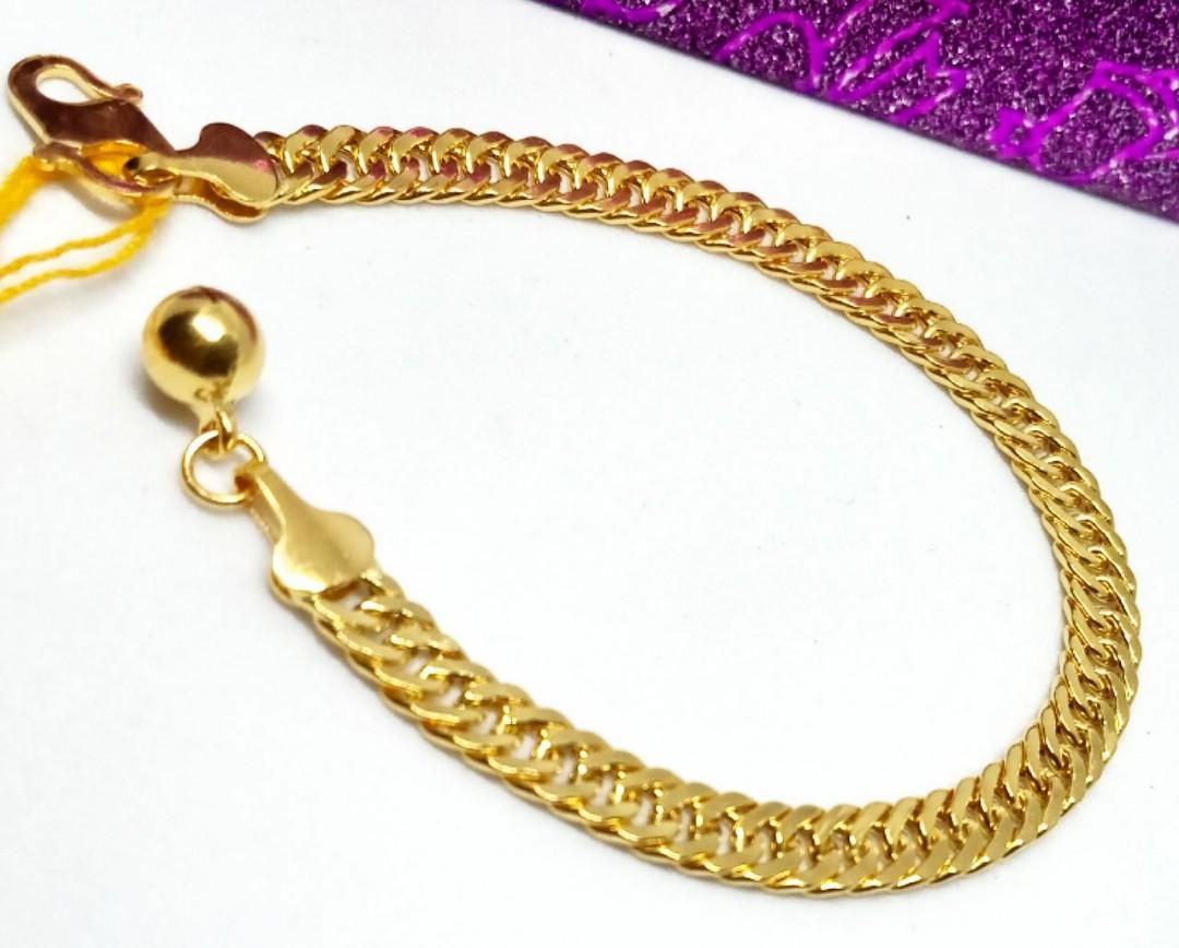 Gelang Emas 916 Kanak2 12 5cm Women S Fashion Jewellery On Carousell