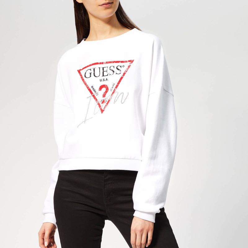 White guess outlet jumper