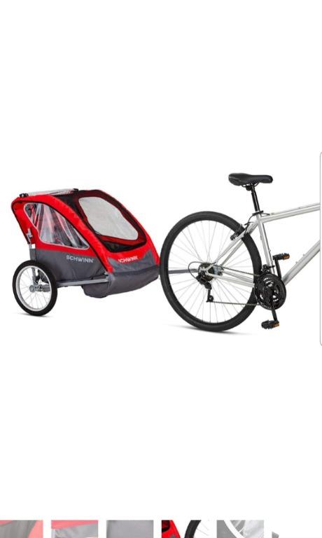 Schwinn caribou bike trailer sales