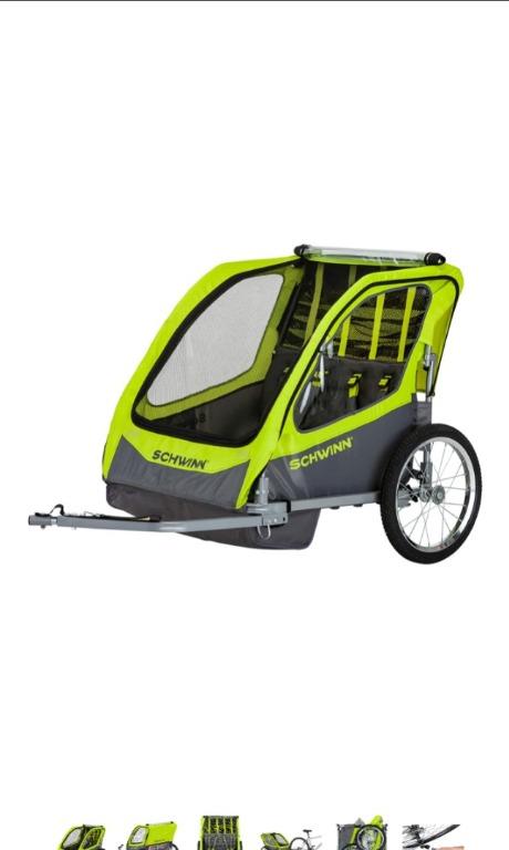 Schwinn caribou sale bike trailer