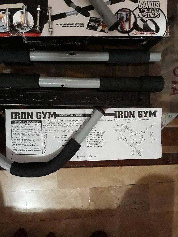 Iron Gym Total Upper Body Workout Bar, Sports Equipment, Exercise