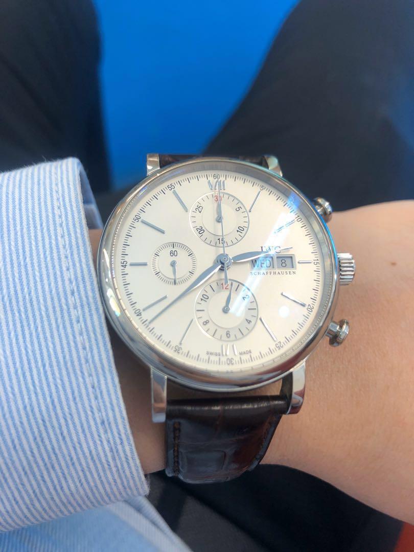 Beautiful IWC Portofino Chronograph IW391027 - TImepiece Bank