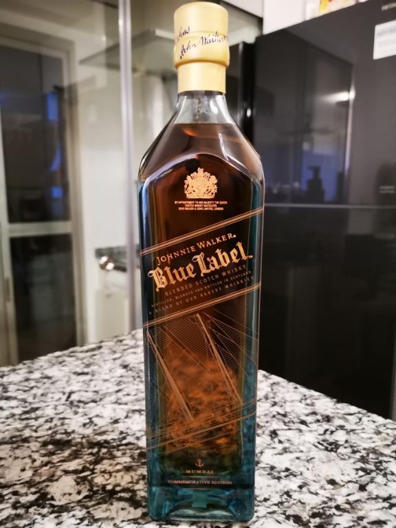Johnnie Walker Blue Label Mumbai Voyager 750ml (Rare), Food ...