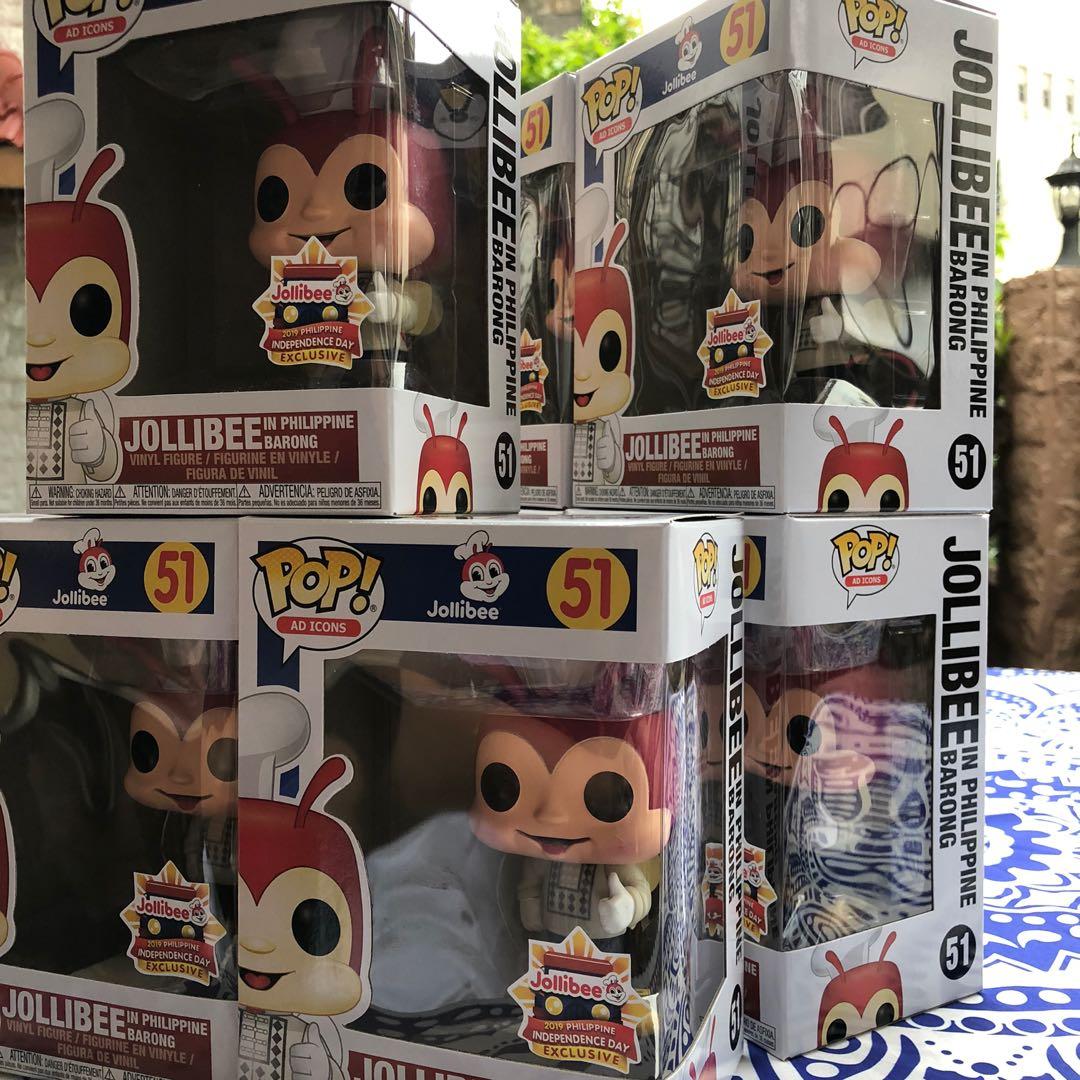 Jollibee FUNKO POP Limited Edition (Category: Designer & Blind Box Toys) located in Quezon City. Submitted by fatzsimbe.chubbycars (Listing ID 1009396030, Image 3). Description: FOR SALE‼️ JOLLIBEE FUNKO POP Limited Edition 2019 Philippine Independence Day EXCLUSIVE 📍 Items has never been taken out of the box 📍💯 GOOD CONDITION 📍Onhand.