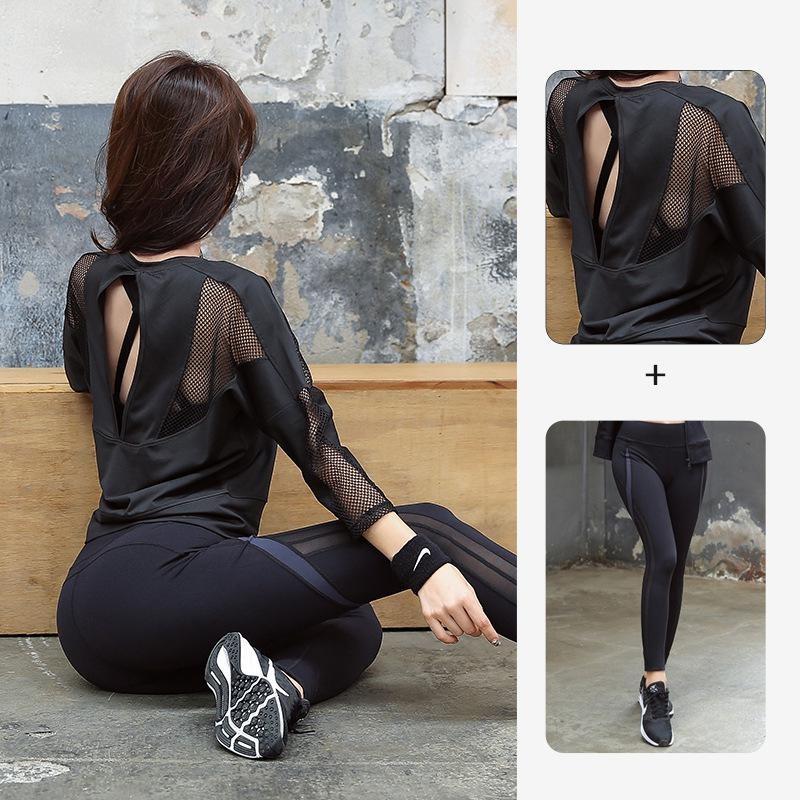 Korean spring and summer yoga clothing women's running fitness clothing  quick-drying professional loose gym sports suit, Women's Fashion,  Activewear on Carousell