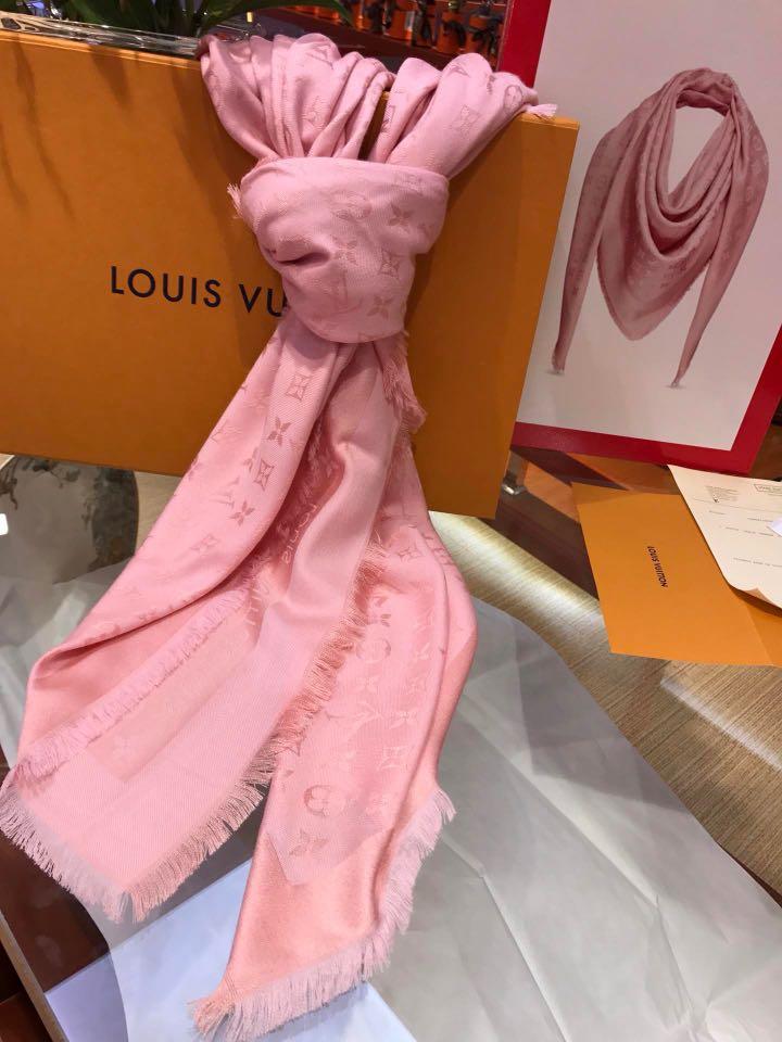 vuitton pink scarf price