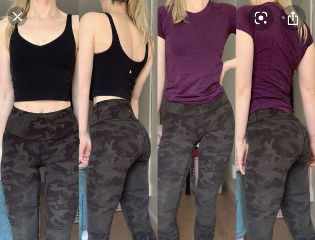 Woman's Lululemon size 2 camo leggings